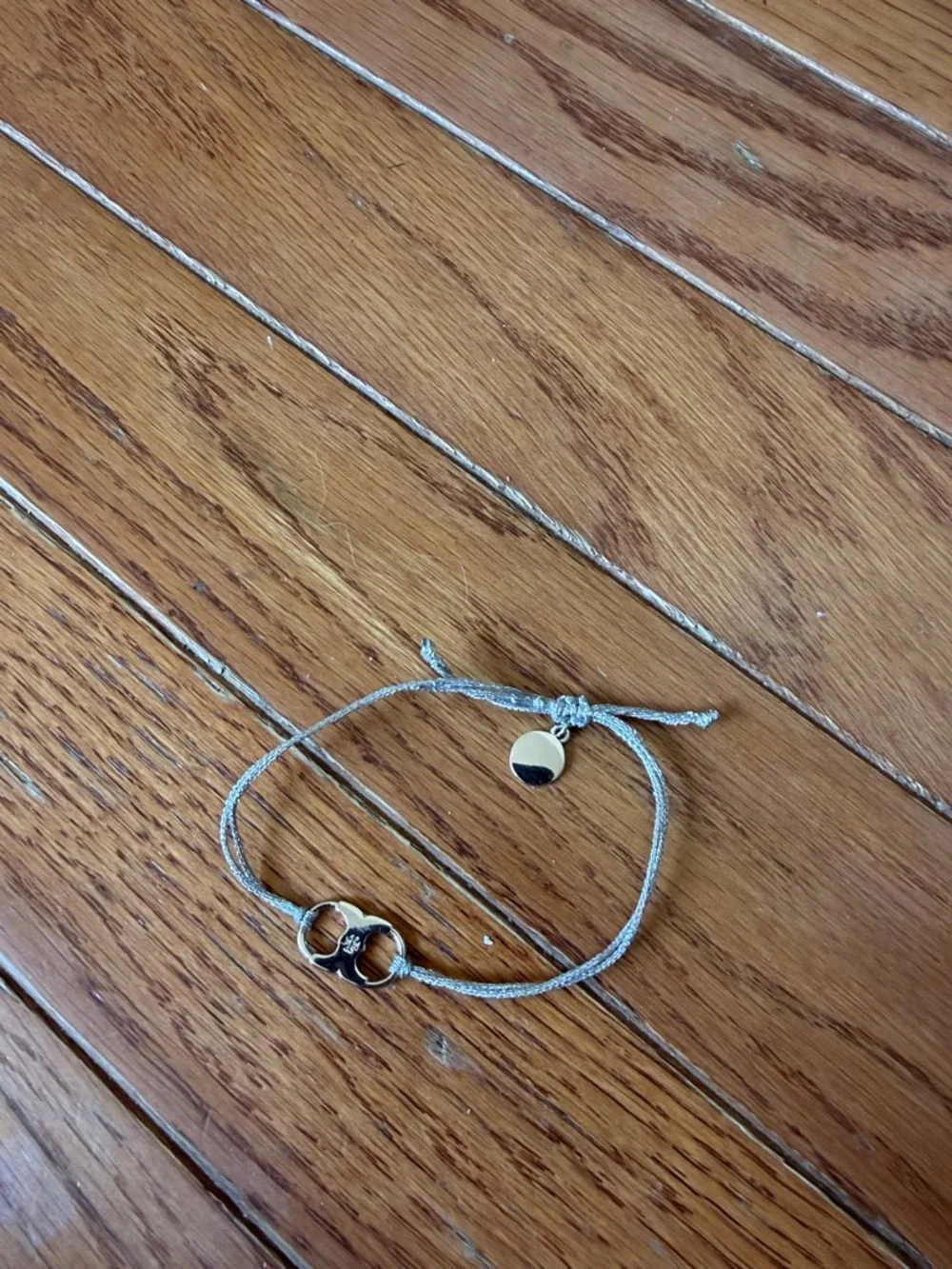 Silver Cord Women's Bracelet - Elegant Everyday Charm by Tory Burch - Picture 1 of 4